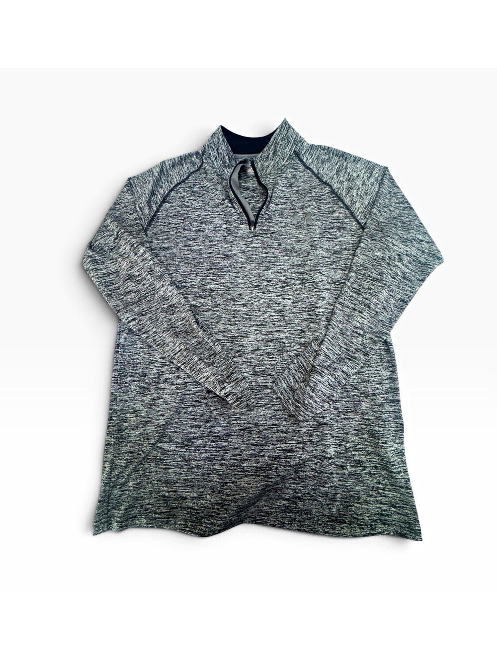 Under Armour HeatGear Mens UA Tech 1/4 Zip Small Black/Graphite